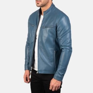 Mens_Ionic_Blue_Leather_Biker_Jacket_@