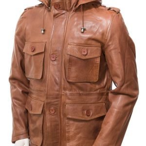 Men’s_Tan_Leather_Parka