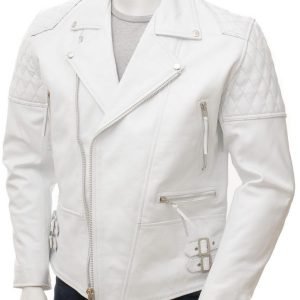 Men’s_White_Leather_Biker_Jacket
