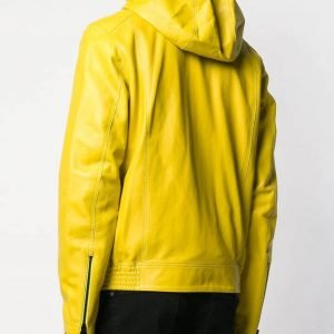 Mens_Yellow_Hooded_Leather_Jacket_1